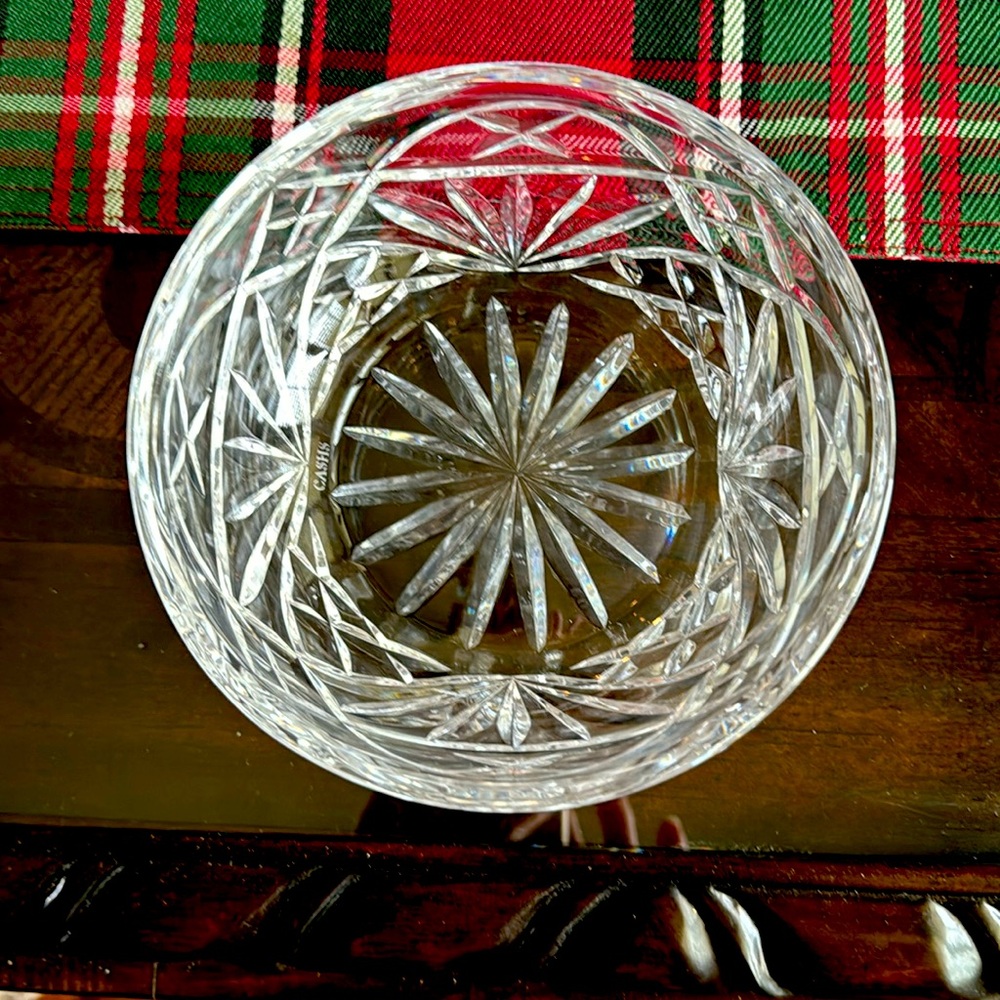 Cash crystal 6” bowl from Ireland. Brand new. Never used